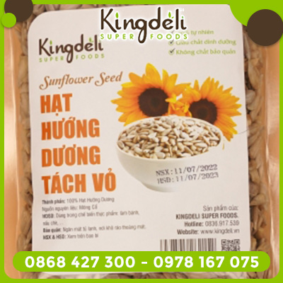 Hạt hướng dương tách vỏ - Kingdeli Super Foods - Công Ty TNHH Kingdeli Super Foods